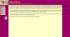 Desktop Screenshot of mundus.ac.uk